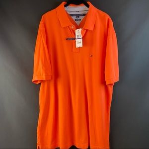 Tommy Hilfiger custom fit polo shirt, orange, XXL